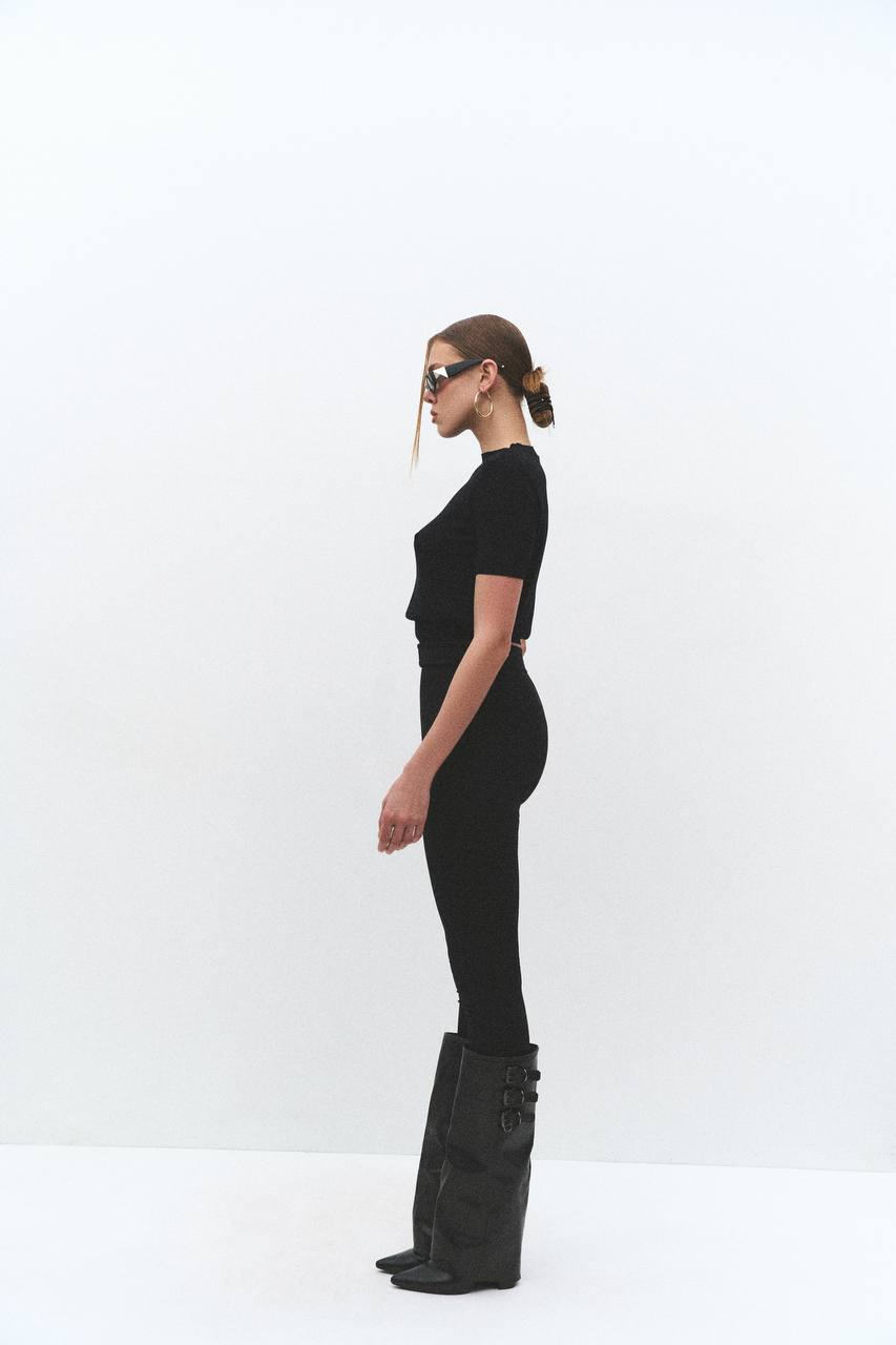 Леггінси з металевою пряжкою - Зображення 3