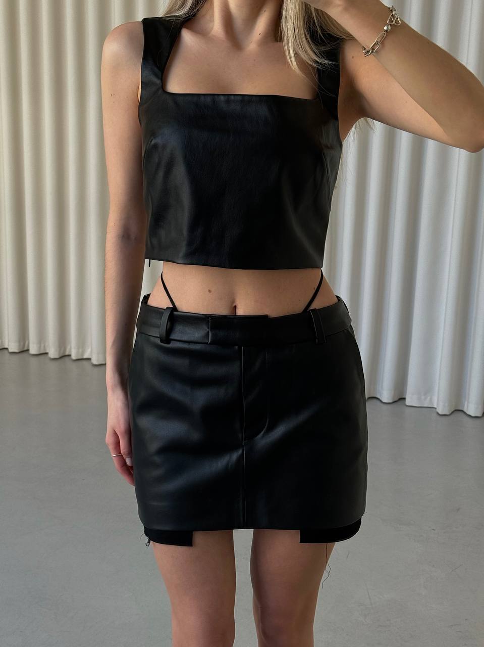 Спідниця з еко-шкіри - Зображення 5