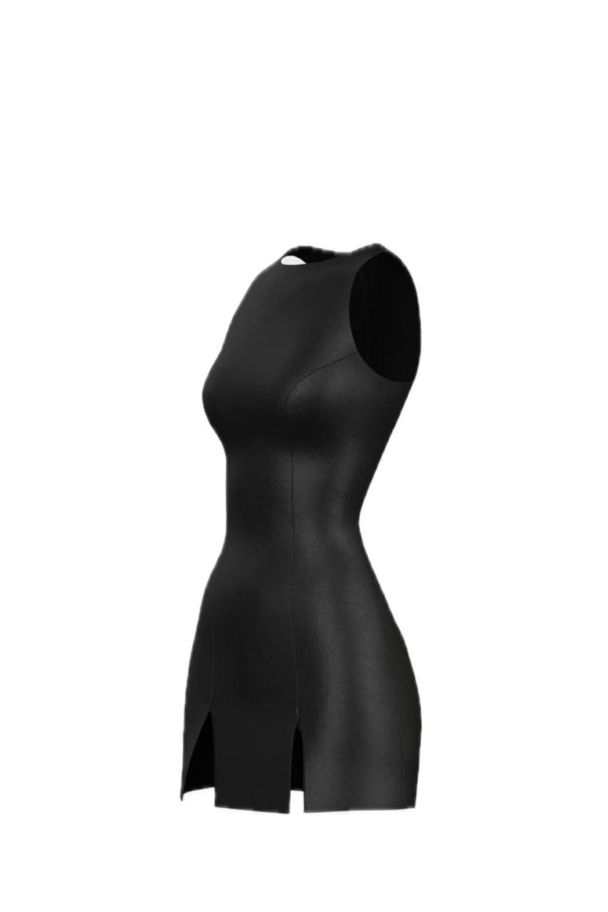 Сукня з еко-шкіри - Зображення 2