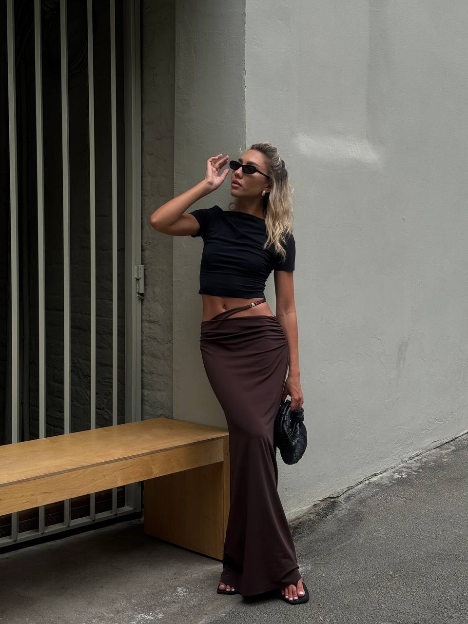 Асиметрична спідниця з бретелею - Зображення 8