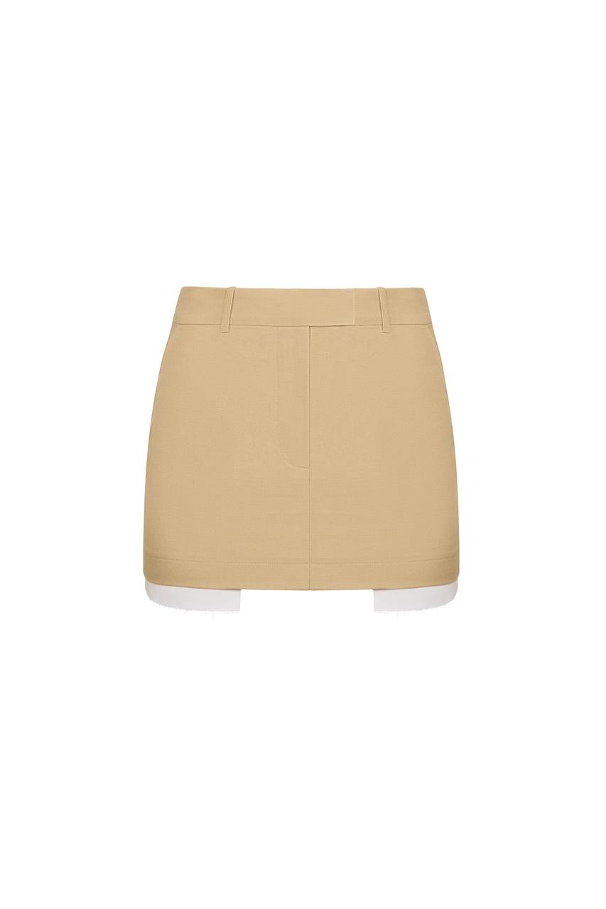 Спідниця з подовженими кишенями з котону