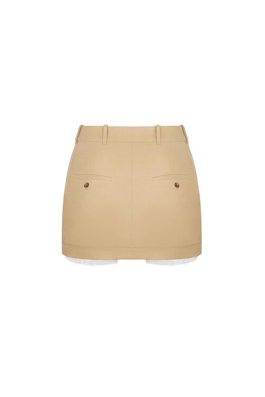 Спідниця з подовженими кишенями з котону - Зображення 2