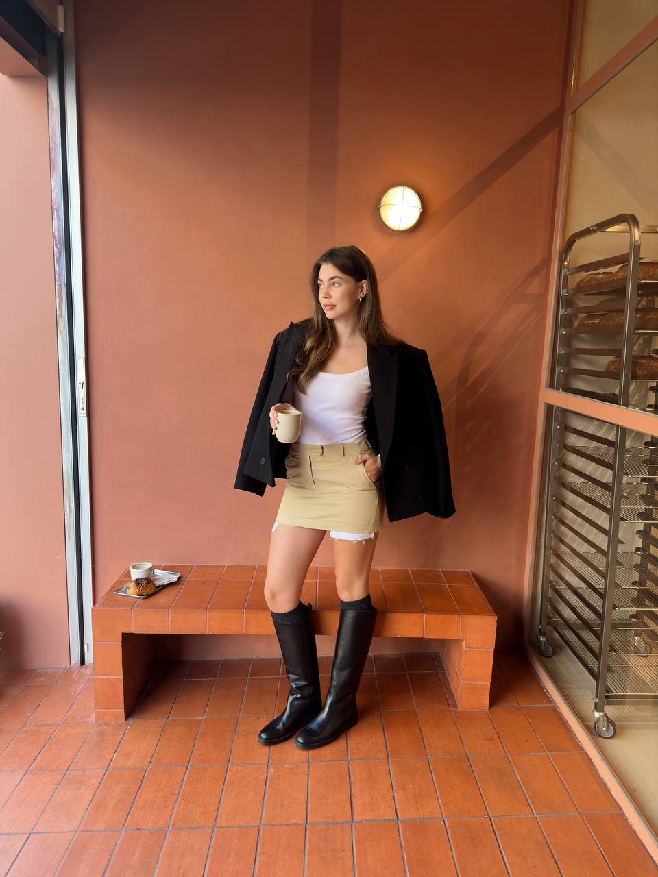 Спідниця з подовженими кишенями з котону - Зображення 5