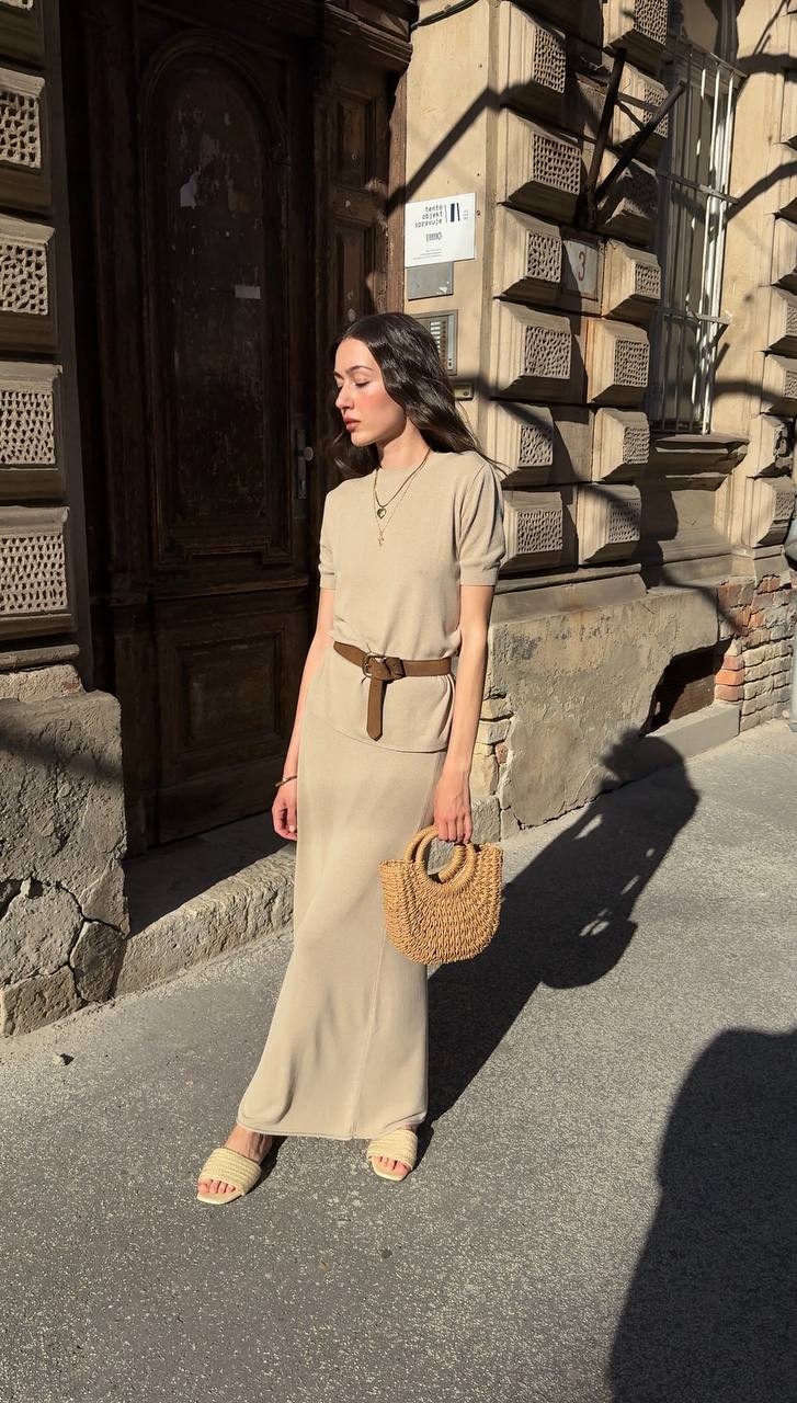 В'язана спідниця максі - Зображення 7