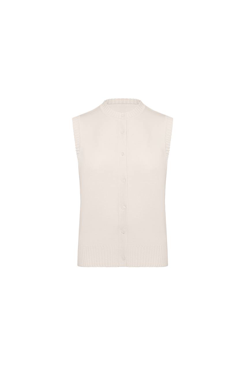 В'язана жилетка з мериносу