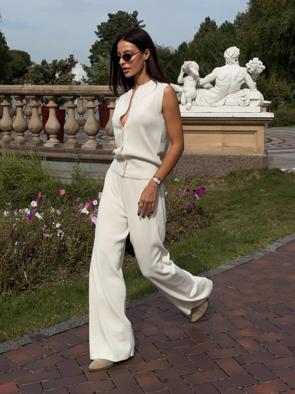 В'язана жилетка з мериносу - Зображення 3