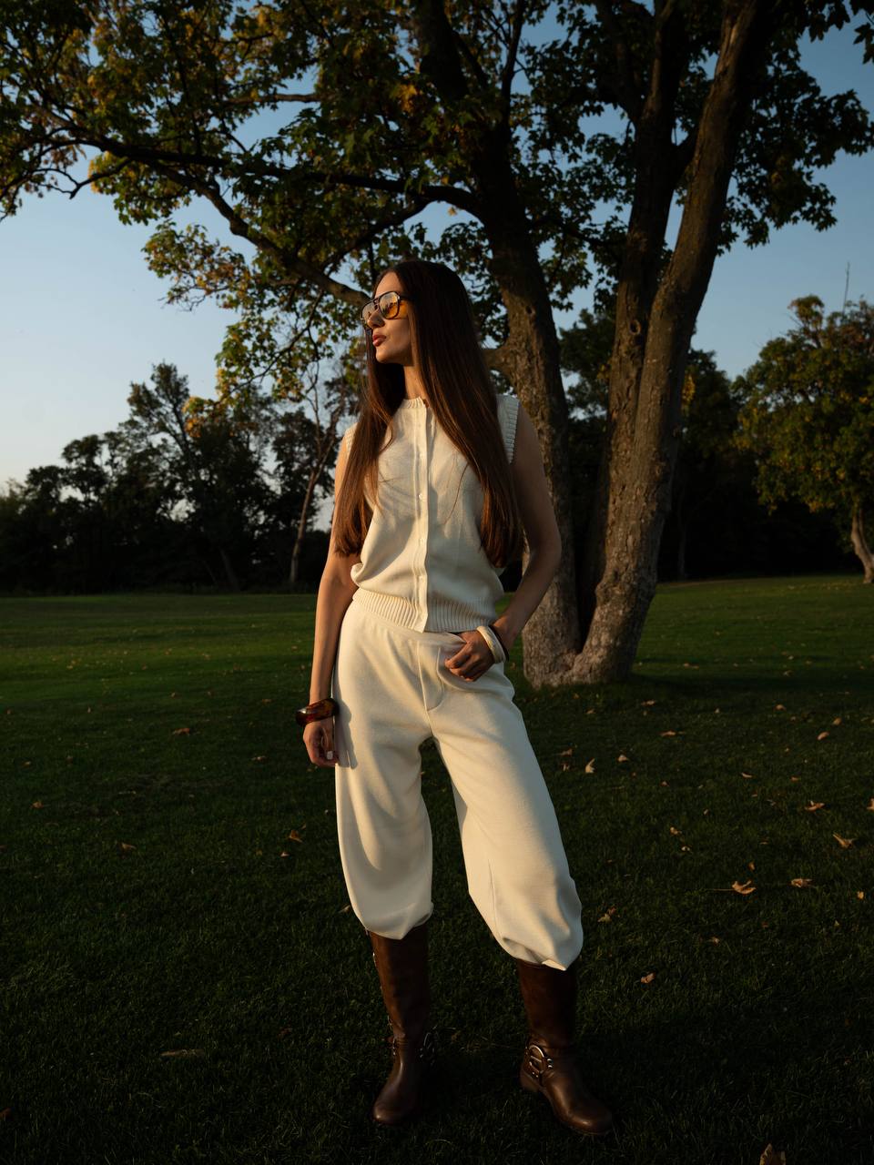 В'язані штани з мериносу - Зображення 10