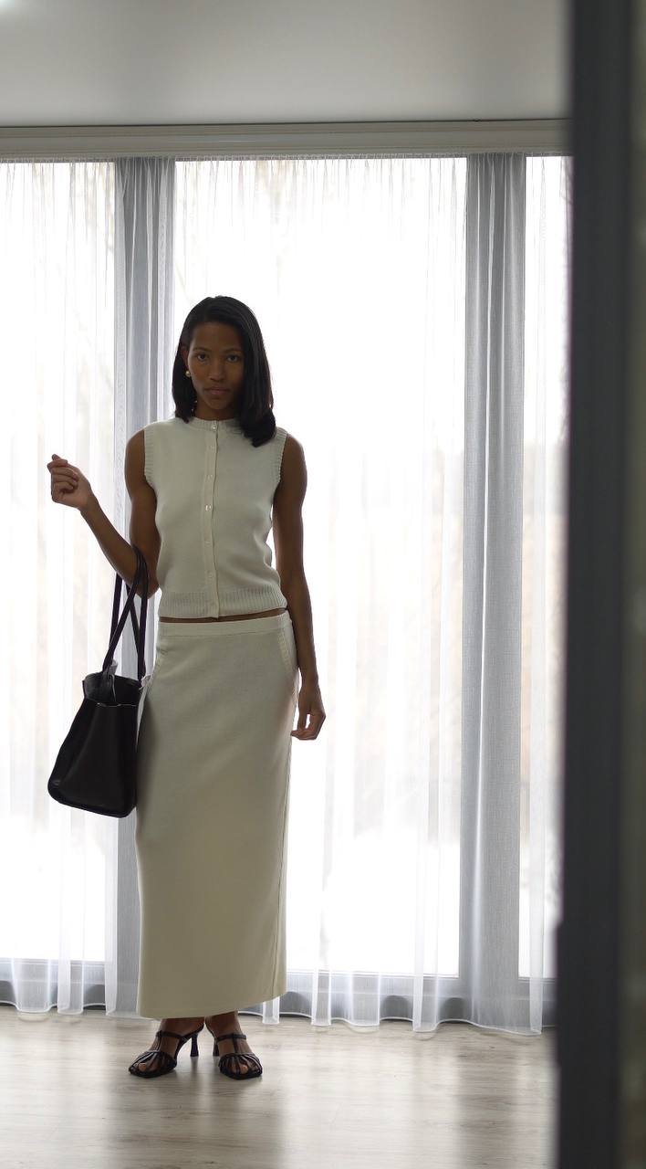 В'язана жилетка з мериносу - Зображення 5