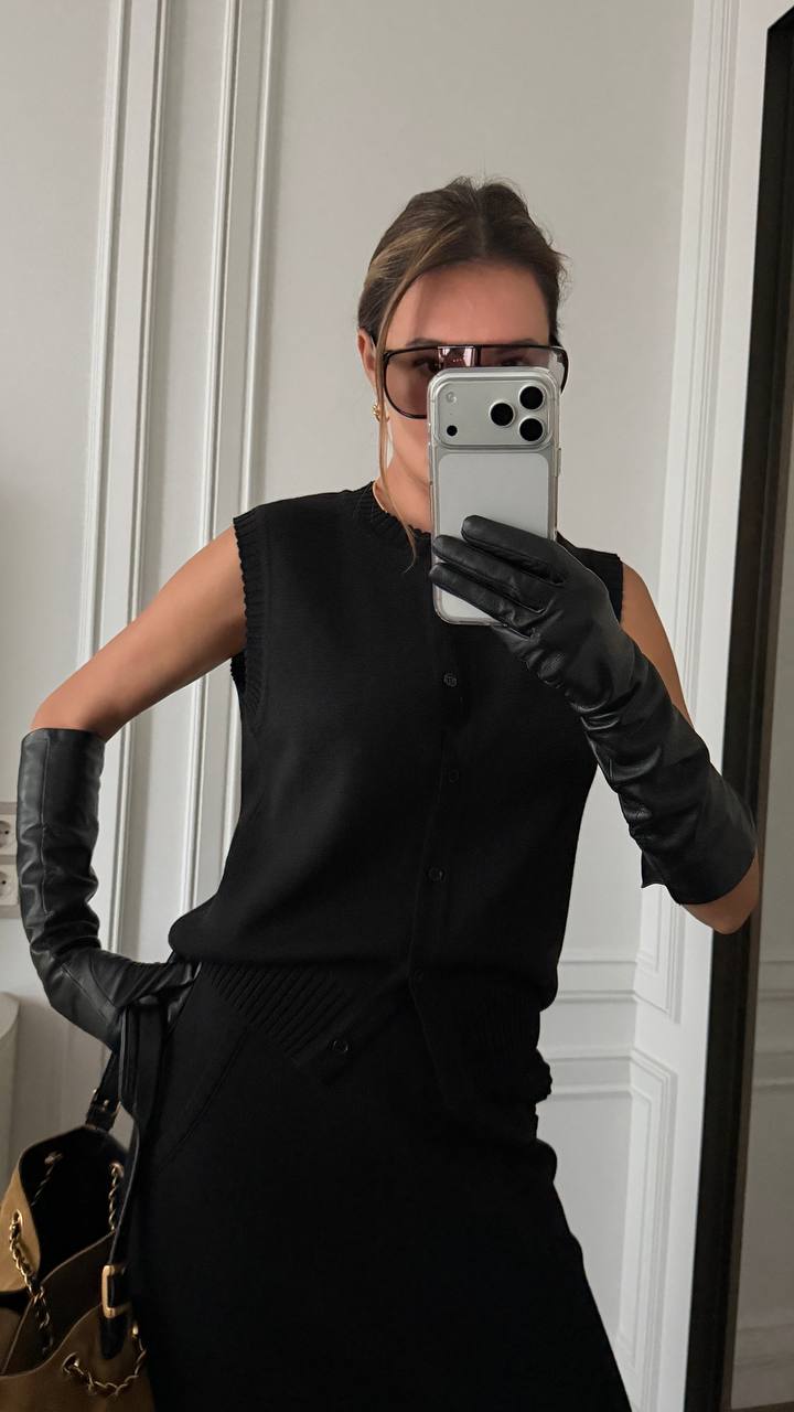 В'язана жилетка з мериносу - Зображення 6