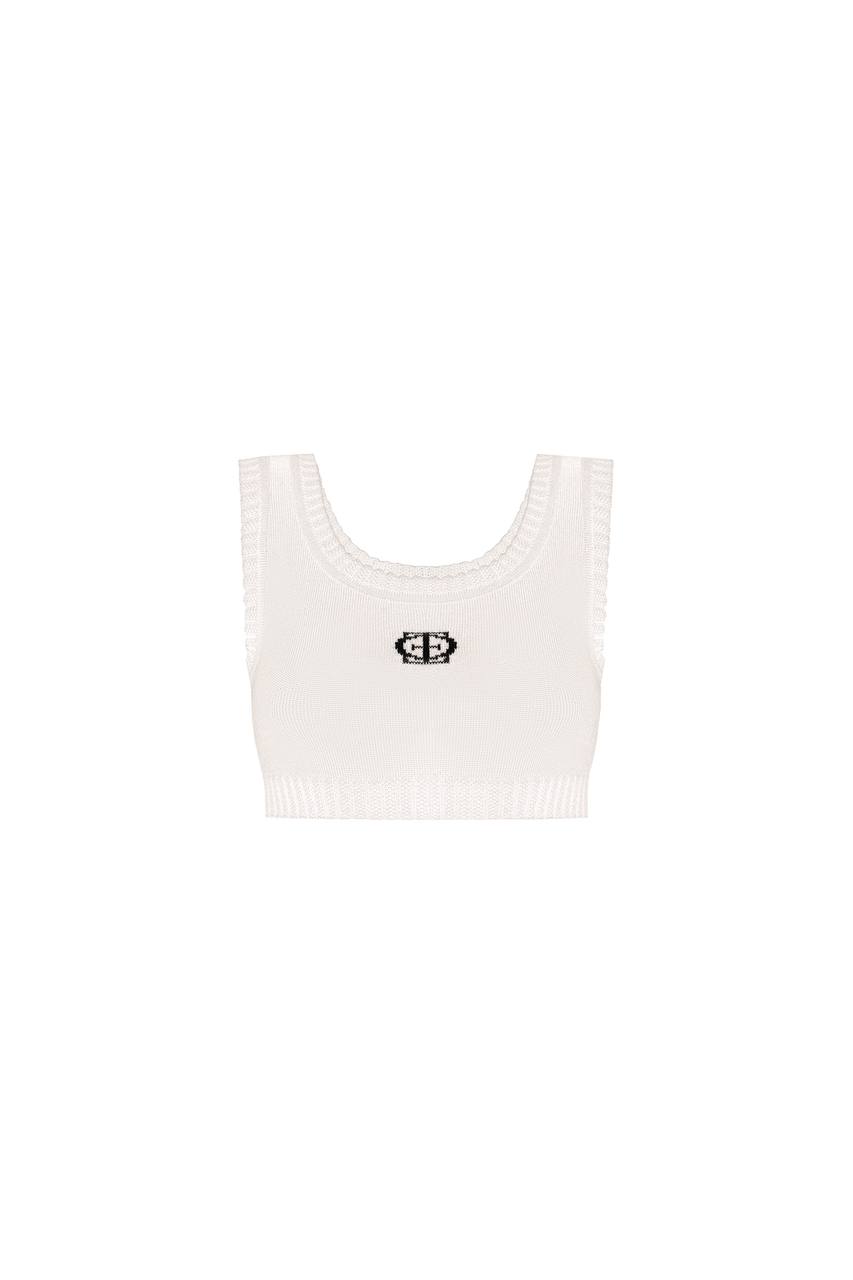 В'язаний топ з лого - Зображення 2